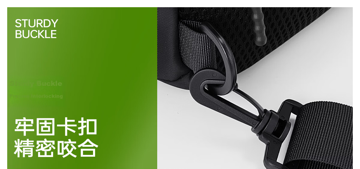JEEP SPIRIT Men's Chest Bag Single Shoulder Crossbody Water Bottle Compartment Simple Sports Casual Commuter Cycling Bag 33