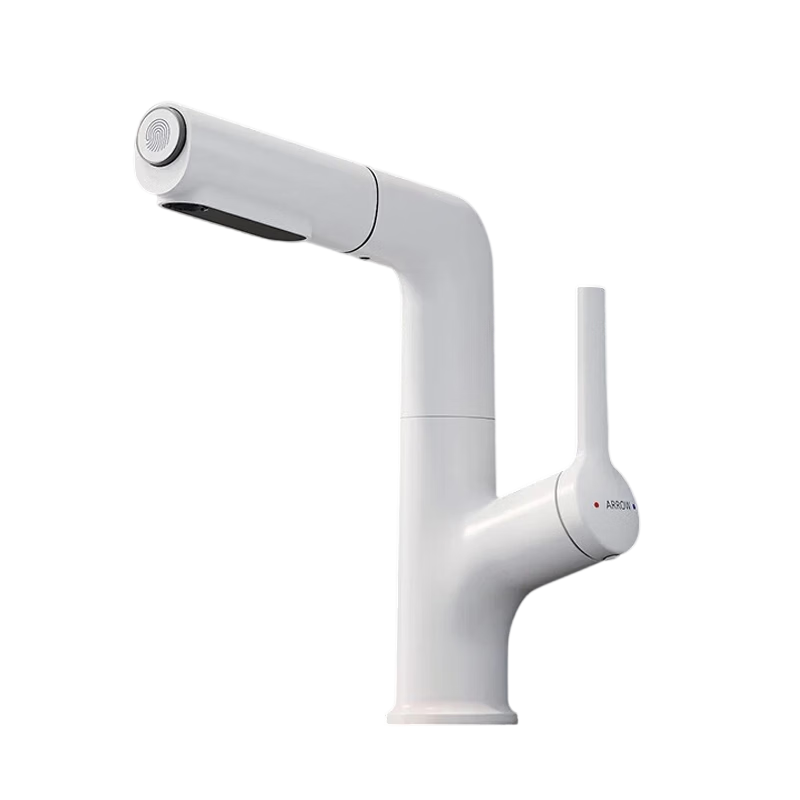 ARROW YJ Basin Faucet Adjustable Pull-Out Kitchen and Bathroom Sink Mixer Tap Rotatable Hot and Cold Water Faucet