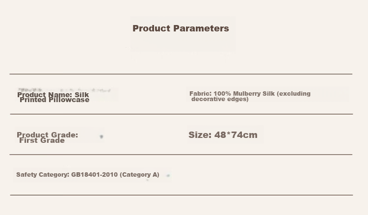 Ciyun Solid Color Silk Pillowcase 100% Silk Fabric Single-Sided Silk Sakura Pink 48*74cm 13