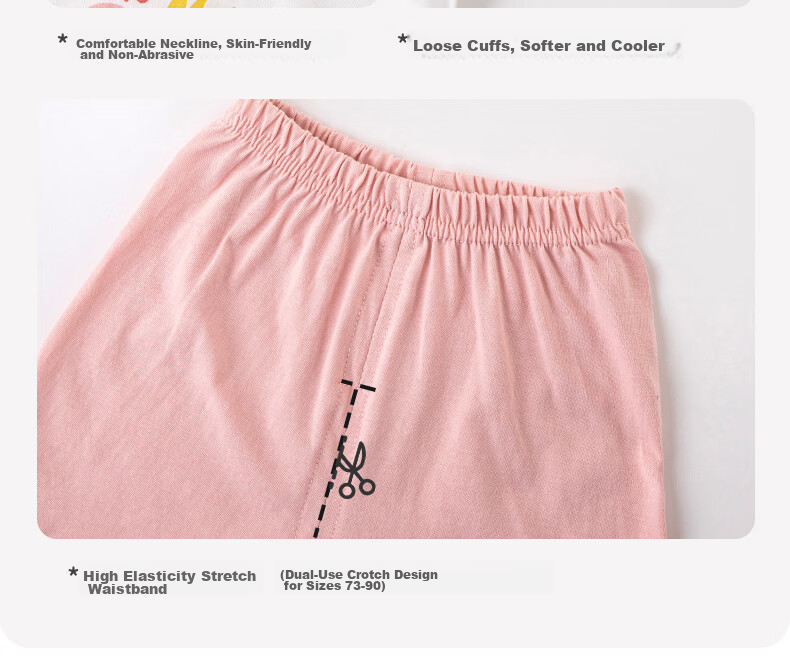 Tonglian Chuxin Baby Summer Short Sleeve Set 2026 New Pure Cotton Girls Two-Piece Infant Toddler Summer Outfit 16