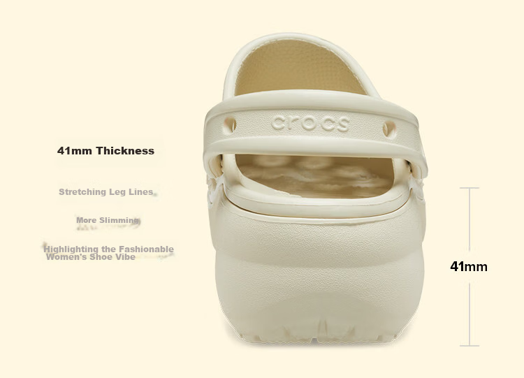 CROCS Platform Cloud Clogs Sandals | 206750 Quartz Pink - 6UR 35 (220mm) 5