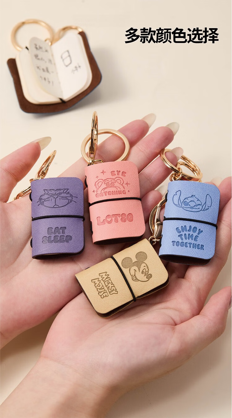 Disney Pocket Portable Mini Notebook Press-to-Release Stress Relief Notebook Travel Memo Homework Journal Cute High-Value Sticky Notes Mini Notepad Nick A75402-Z2 9