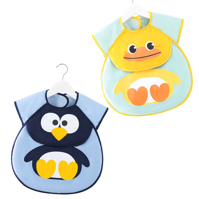 9I9 Baby Smock, Summer Class A Sleeveless Waterproof Infant Bib, Eating Apron, Bib, 2-Piece Set, A55