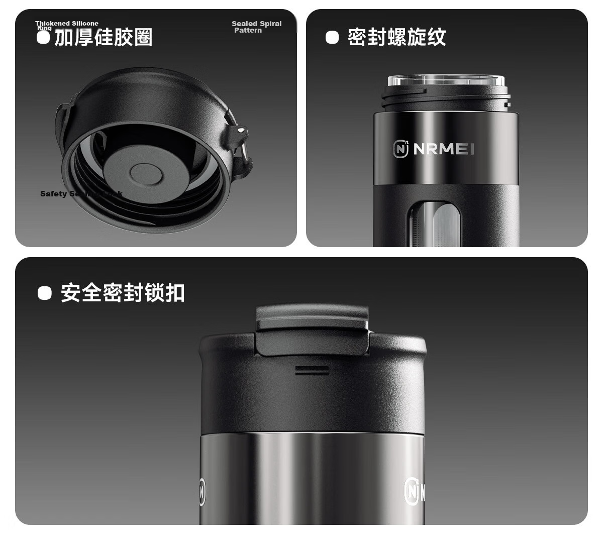 NRMEi Men's Tea Cup - Shatterproof, Explosion-Proof, High-Temperature Resistant Glass Water Cup with Magnetic Separation for Personal Use 22