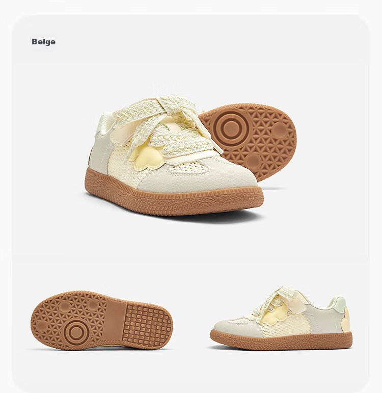 Balabala [balaOne] Kids Casual Shoes Girls Trainer Shoes 2026 Summer Sneakers Sweet Style 19