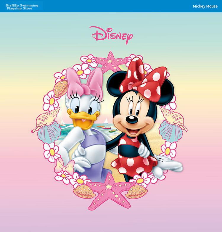 Disney Women's High-End Beach Vacation Sexy Spaghetti Strap One-Piece Swimsuit D16035S2F Pink Mickey M 3