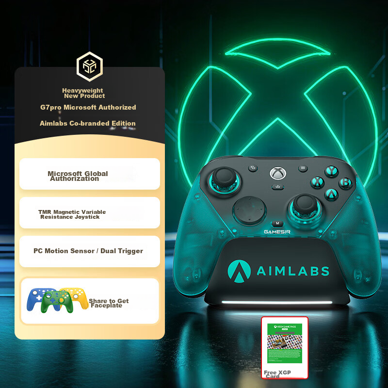 Galli G7 Pro Xbox Licensed Elite Game Controller Uranus AimLabs Native Trigger Vibration Bluetooth PC Wireless Steam Android Phone Series