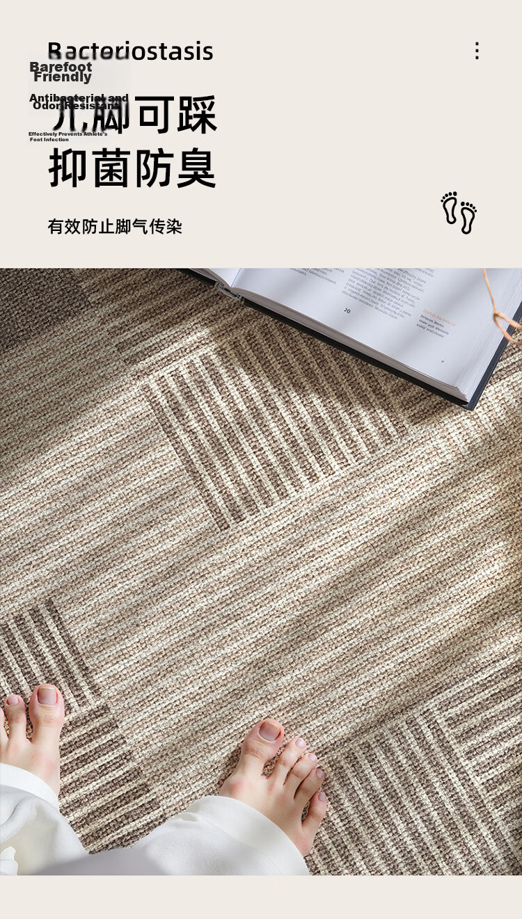 STIMANNI CITY·MANNI Modern Minimalist Entryway Door Mat Indoor Home Protective Dirt-Resistant Thickened Plush Carpet 13