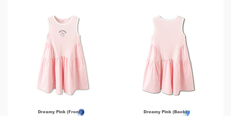 Balabala [balaOne] Girls' Dress Children's Sleeveless Vest Dress Summer 2026 19