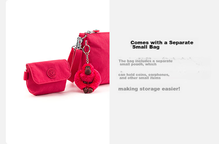 Kaplin Cute Girl Mother-Child Bag Lightweight Compact Shoulder Bag Crossbody Bag EVELYNA Sharp Pink Birthday Gift 10