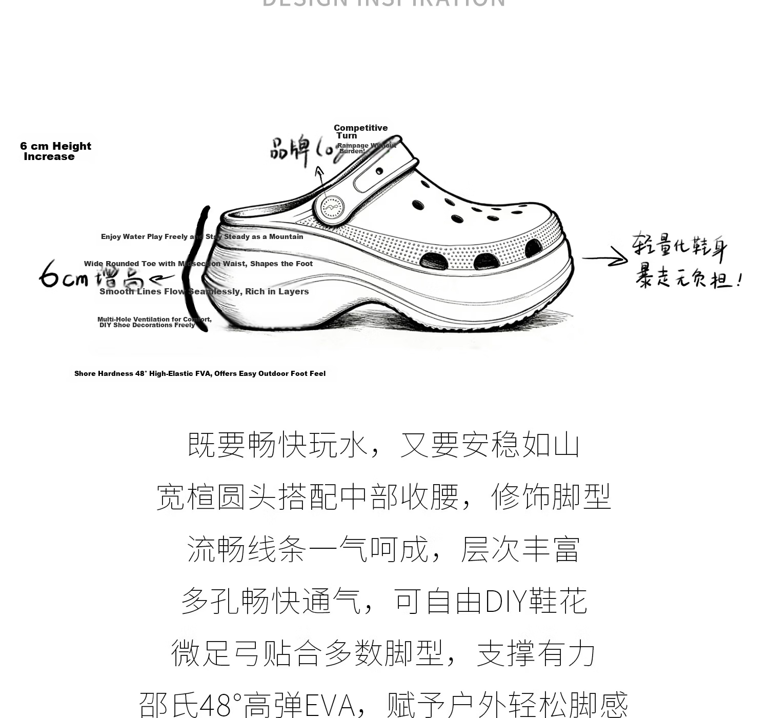 Mercury Home Textiles 6cm Thick Sole Height Increasing Hollow Out Women's Summer Sweet Bean Peep Toe Sandals Outdoor Beach Wear Slippers 6