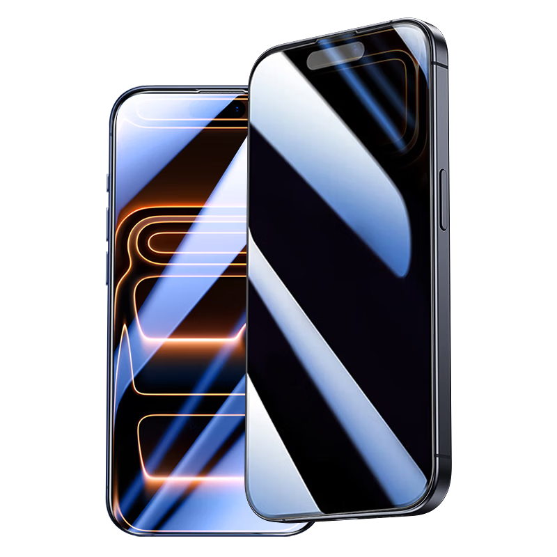 FilmHero [Fully Upgraded | 360° Privacy Protection] Tempered Glass Screen Protector for iPhone 15 Pro Max, Full Coverage Anti-Fingerprint, Anti-Drop Privacy Screen Film