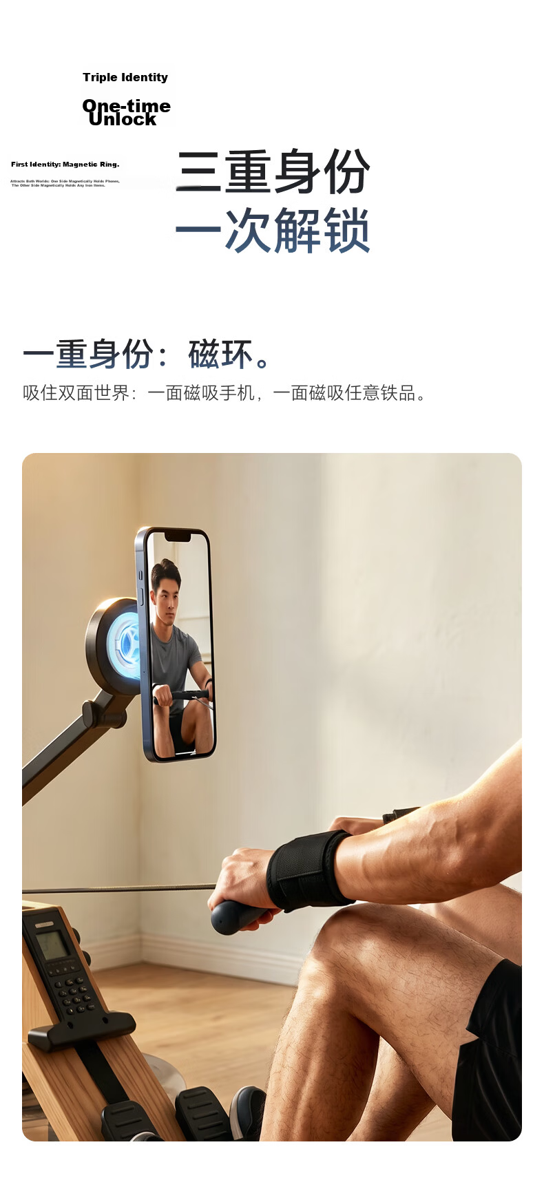 Ugreen Double-Sided Magnetic Phone Ring Holder MagSafe Stand Car Mount 360° Rotatable Slim Zinc Alloy Support Compatible with iPhone 17/16 Huawei White 5