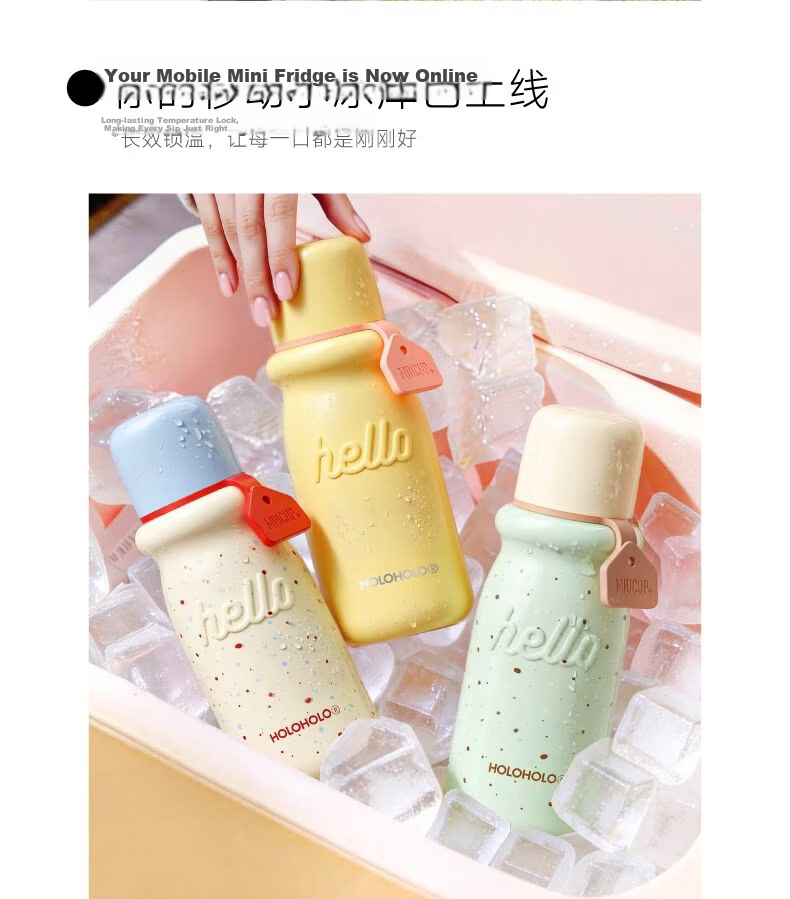 HOLOHOLO Ceramic Inner Insulated Mug Portable Coffee Cup for Men and Women High-Value Tea Water Cup for Children and Students Gift 17
