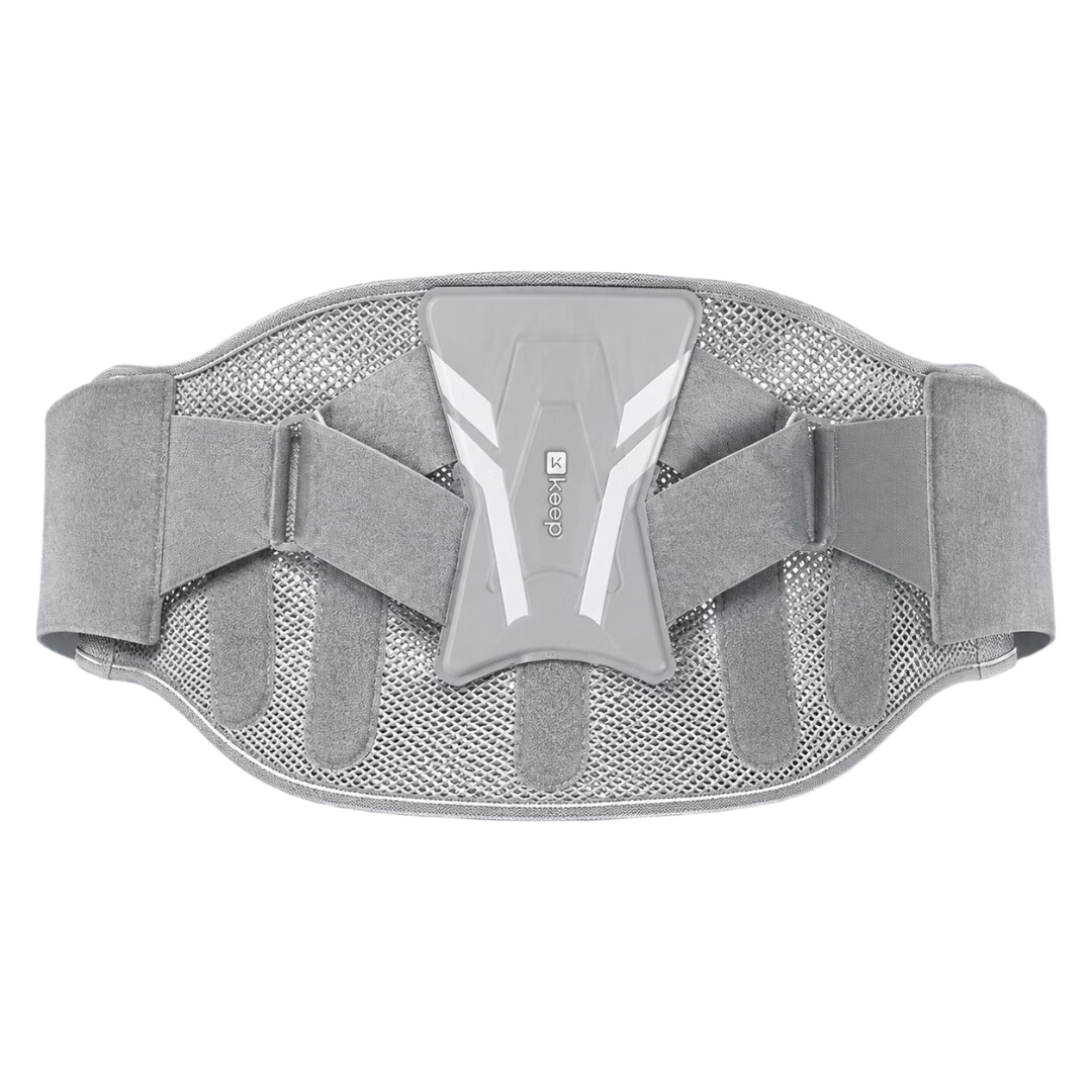 Keep Medical Lumbar Support Belt Summer Thin Edition Lumbar Disc Protrusion Support Fitness Sitting Aid Waist Brace Unisex Gray L