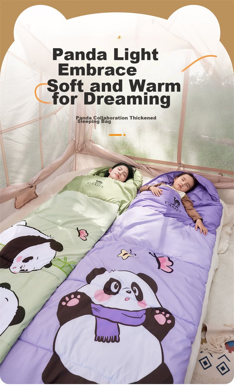 CAMEL Adult Anti-Dirt Cover Lightweight Outdoor Camping Ultra-Light Portable Student Nap Sleeping Bag Aloe Green 5427B 1