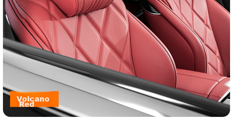 FHAO Car Headrest Pillow Comfortable Breathable Premium Neck Support Soft Cushion Seat Lumbar Pad for Mercedes BMW 19