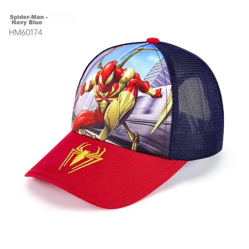 Disney Spider-Man Kids Sun Protection Cap Boys Summer Baseball Hat HM60174 Navy Blue 54