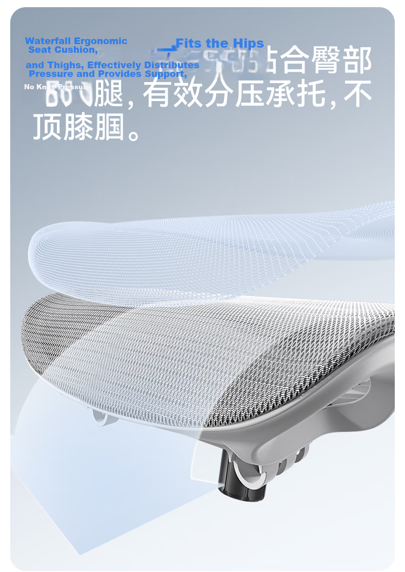 Sihoo B100Pro Sliding Seat Ergonomic Office Chair Computer Chair Ergonomic Gaming Chair Black 19