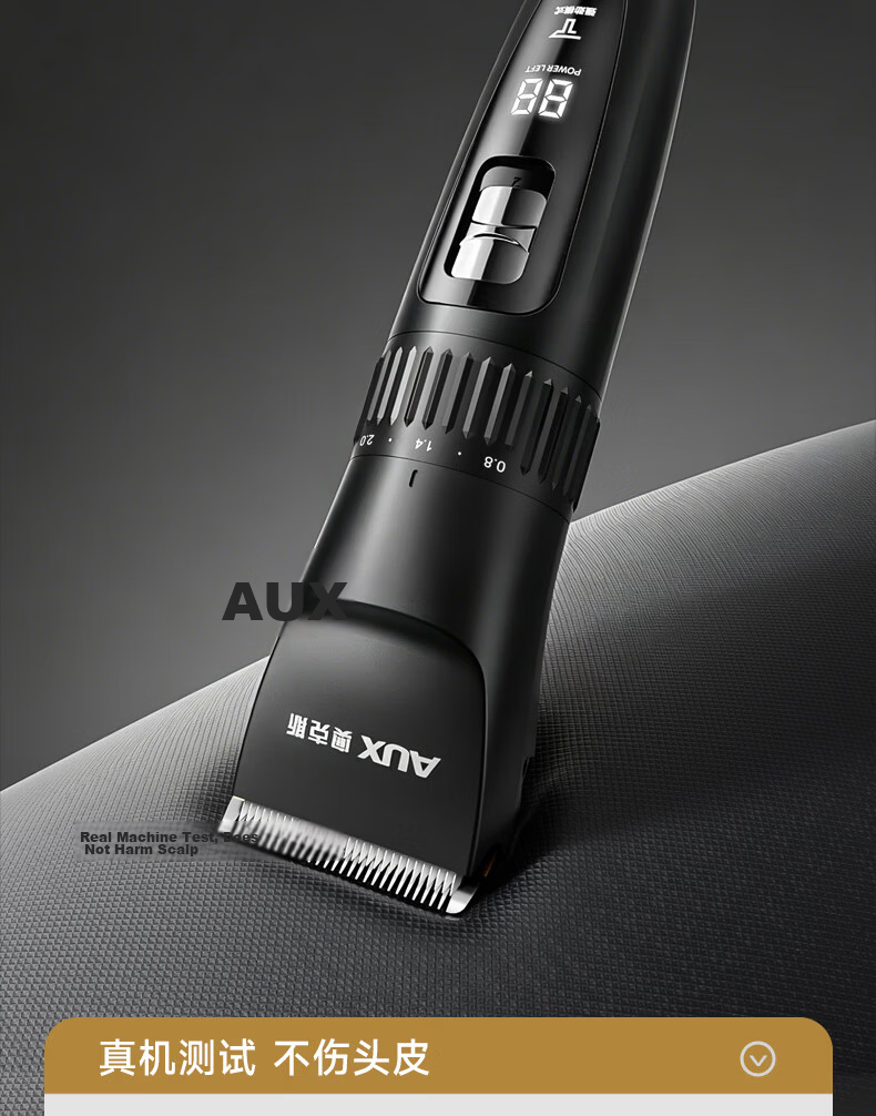 AUX Electric Hair Clipper Adult and Kids Hair Trimmer Home Use Haircut Tool Men's Haircut Electric Trimmer Family Universal Set Holiday Gift 8