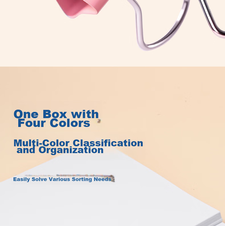 Deli 19mm Colorful Metal Binder Clips, Small and Large Size, Document Clips, Voucher Clips, Receipt Clips, Exam Paper Clips, Subject Clips TP215, Pack of 40 6