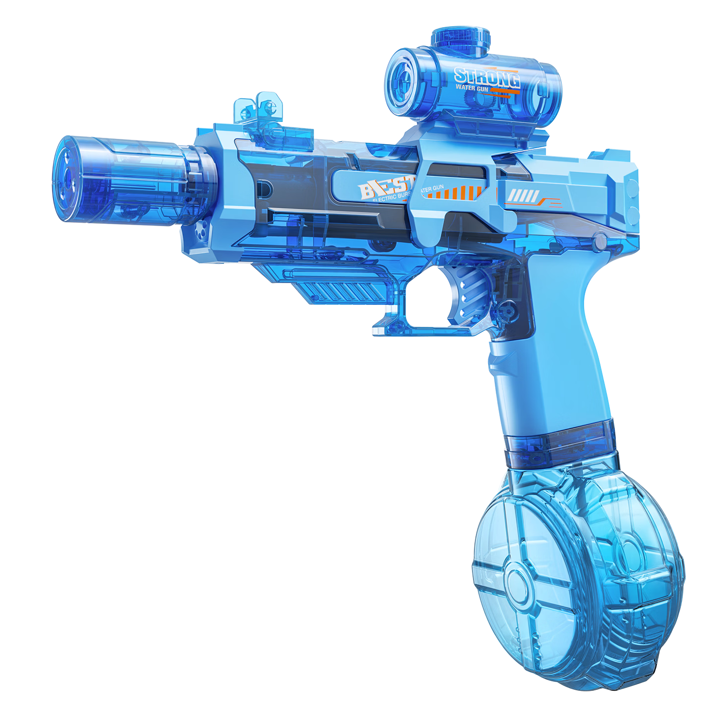 Xingya Premium Electric Water Gun Toy Pulse Flashing Water Blaster Rebound Rapid-Fire Water Gun for Boys and Girls Birthday Gift