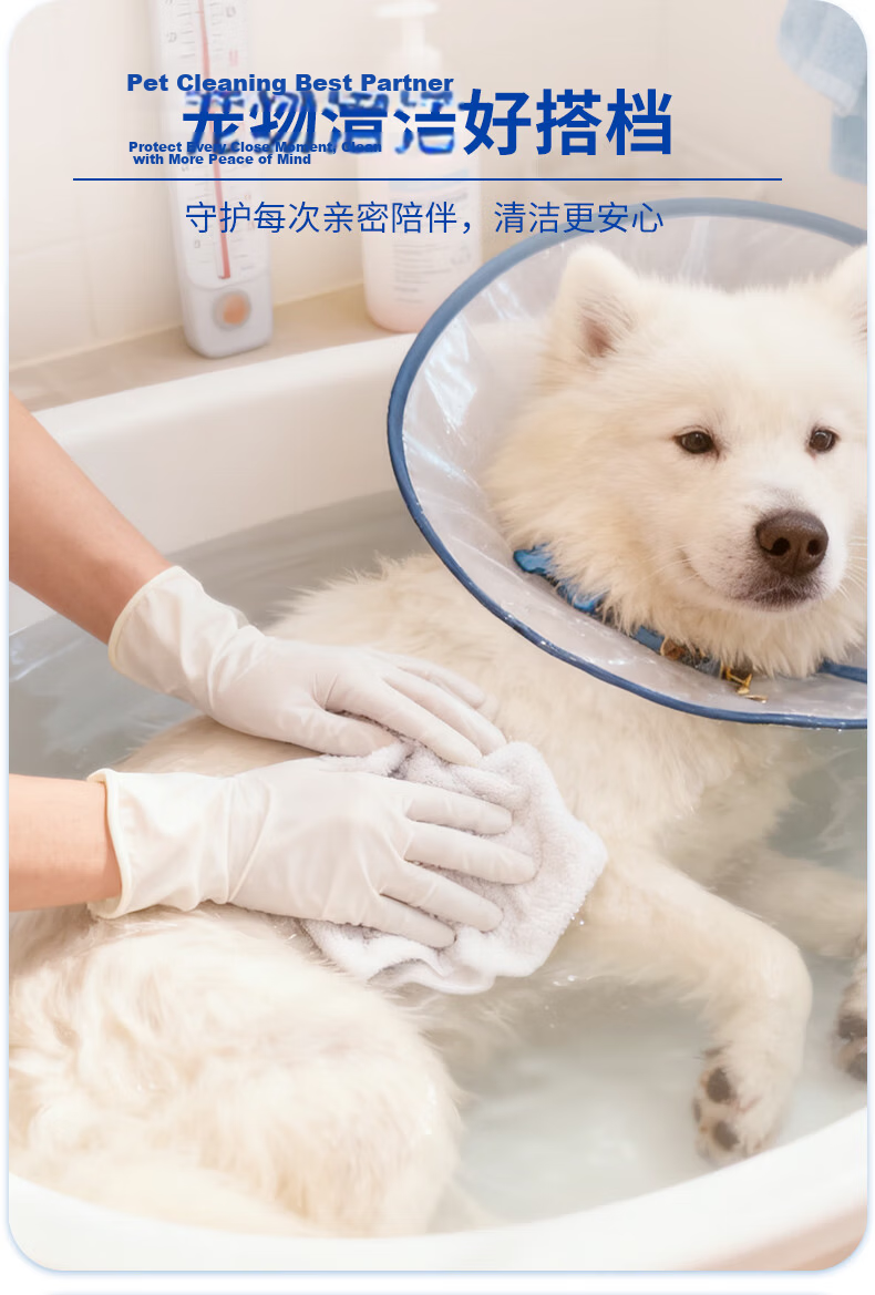 INTCO Disposable Food Contact Nitrile Protective Gloves Oil-Resistant Stain-Resistant White Size L 100pcs Pack 9