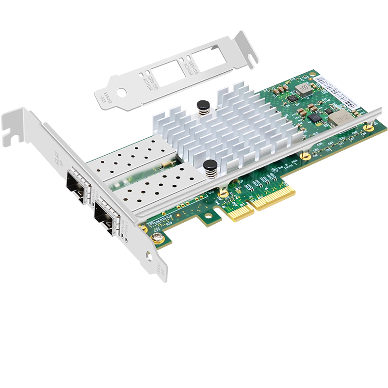 EB-LINK Intel 82599 Chip PCI-E X4 10G Dual Port Fiber Network Card X520-DA2 SFP+ Fiber Server Network Adapter