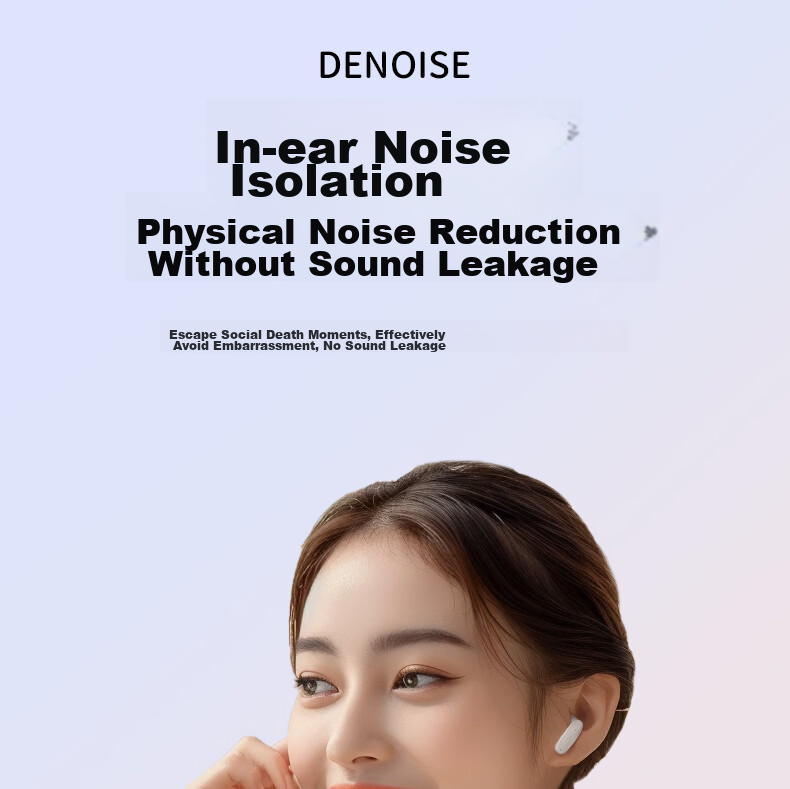HP 2026 Latest Bluetooth Wireless Sports In-Ear Earphones Long Battery Life Comfortable for Extended Wear Music Gaming Running Tea Color 9