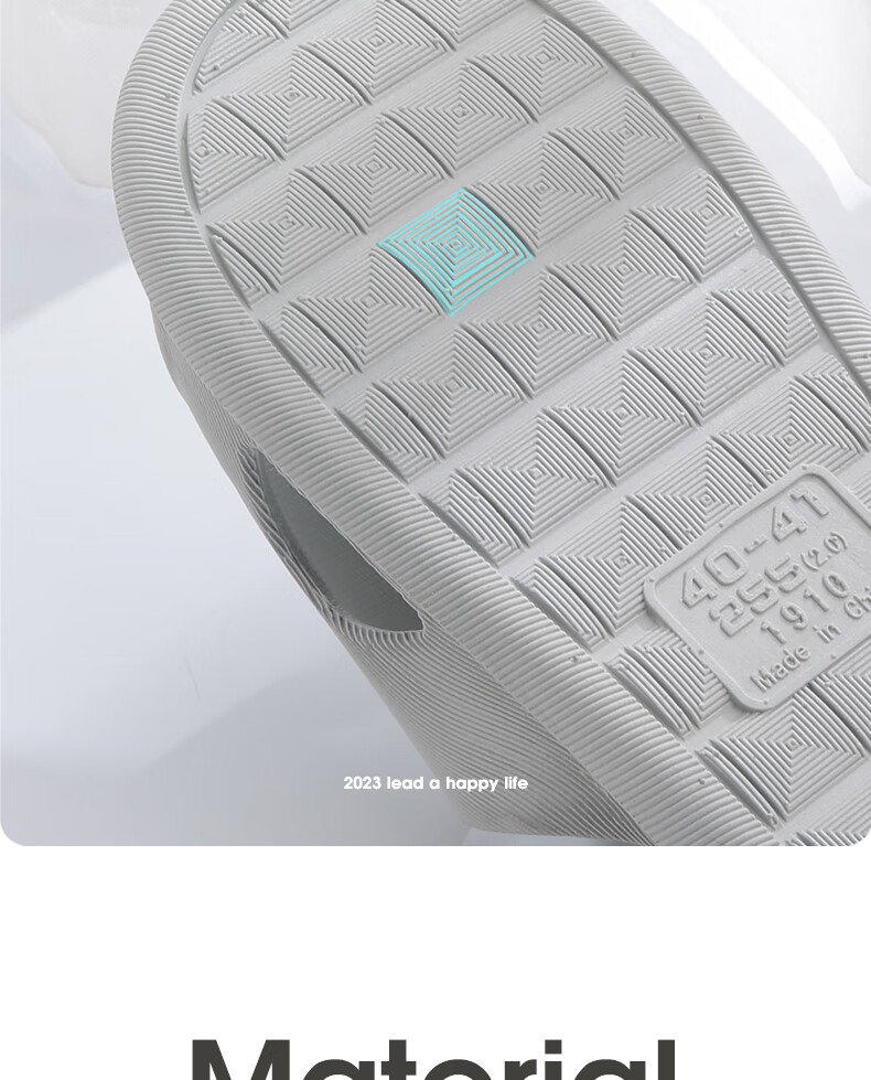 LETUO Men's Summer Soft Sole Bathroom Drainage Indoor Lightweight Slippers Gray White Size 42-43 (Fits 41-42) 10
