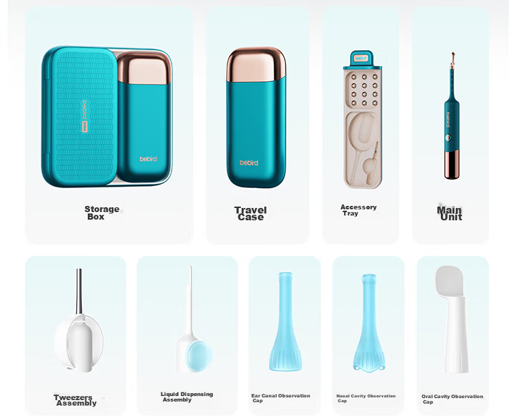 Bebird 3 UltraX Visual Ear Cleaner Hummingbird 2K HD Ear Care Device Birthday Gift Premium Gift Box 34