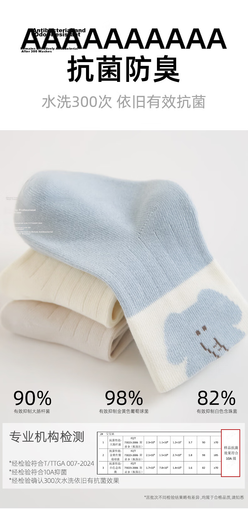 Five Cotton Flowers Children's Socks Spring Summer Cartoon Mid-Calf Baby Socks Combed Cotton Soft Cuff Non-Tight Class A Baby Socks 6