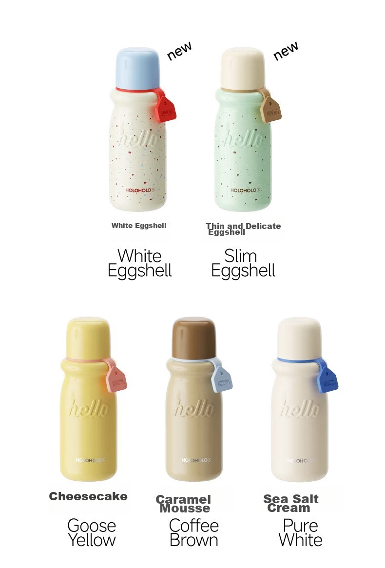HOLOHOLO Ceramic Inner Insulated Mug Portable Coffee Cup for Men and Women High-Value Tea Water Cup for Children and Students Gift 7