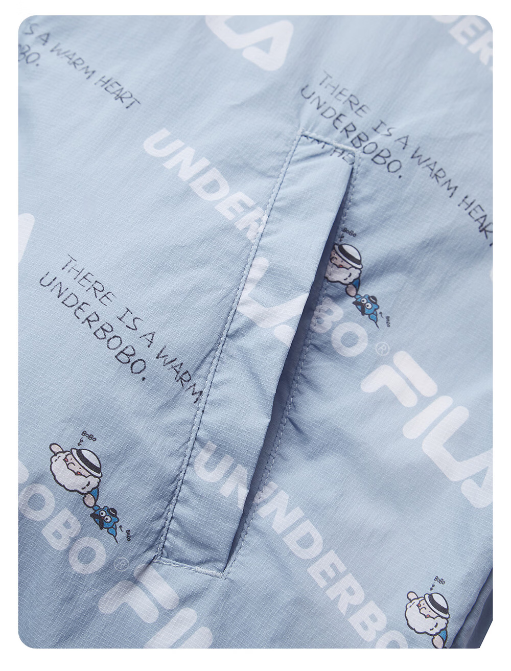 FILA x BOBO Kids All-Over Print Sun Protection Jacket 2026 Summer Boys and Girls Skin Jacket 35