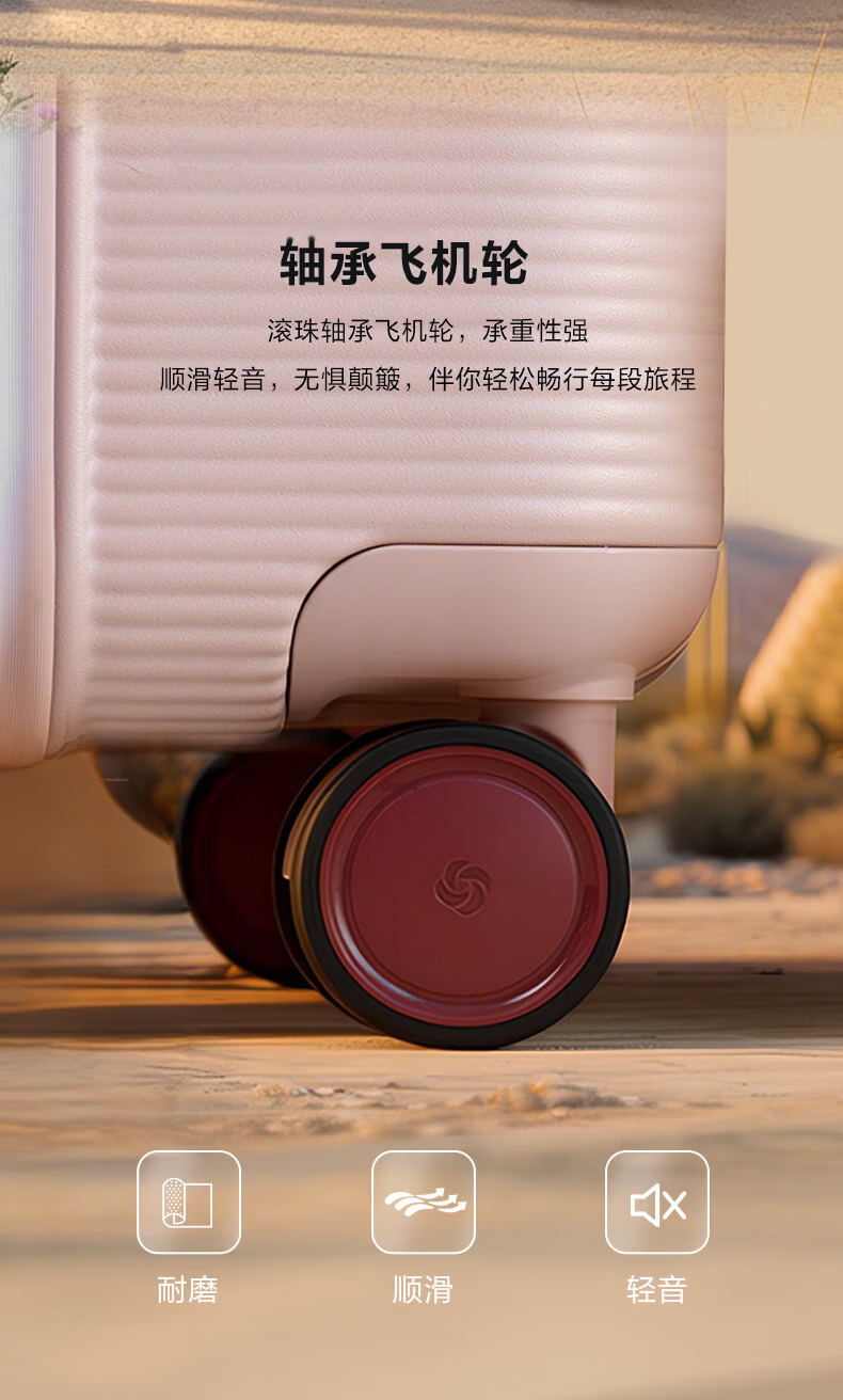 Xinxiuli Luggage 20-Inch 2026 New Model Suitcase with Front Opening, Travel Case, Leather Trunk, Password Lock Carry-On Suitcase US8 Pink 9