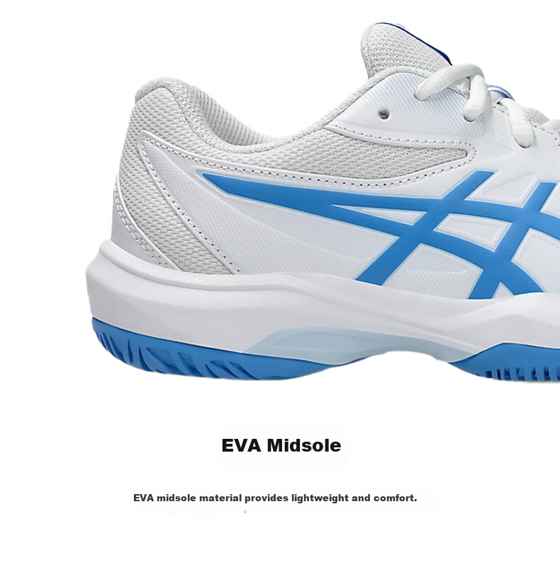 ASICS Kids Tennis Shoes GAME GS Youth Boys Girls Durable Sports Shoes 1044A083-400 Blue Green Size 35 38