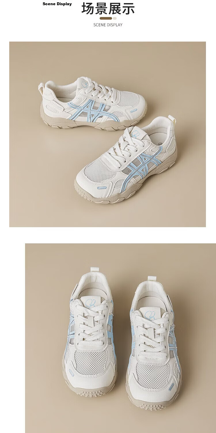 La Chapelle Women's Summer New Soft Sole Mesh Trainer Breathable Casual White Sneakers Yellow Size 37 16
