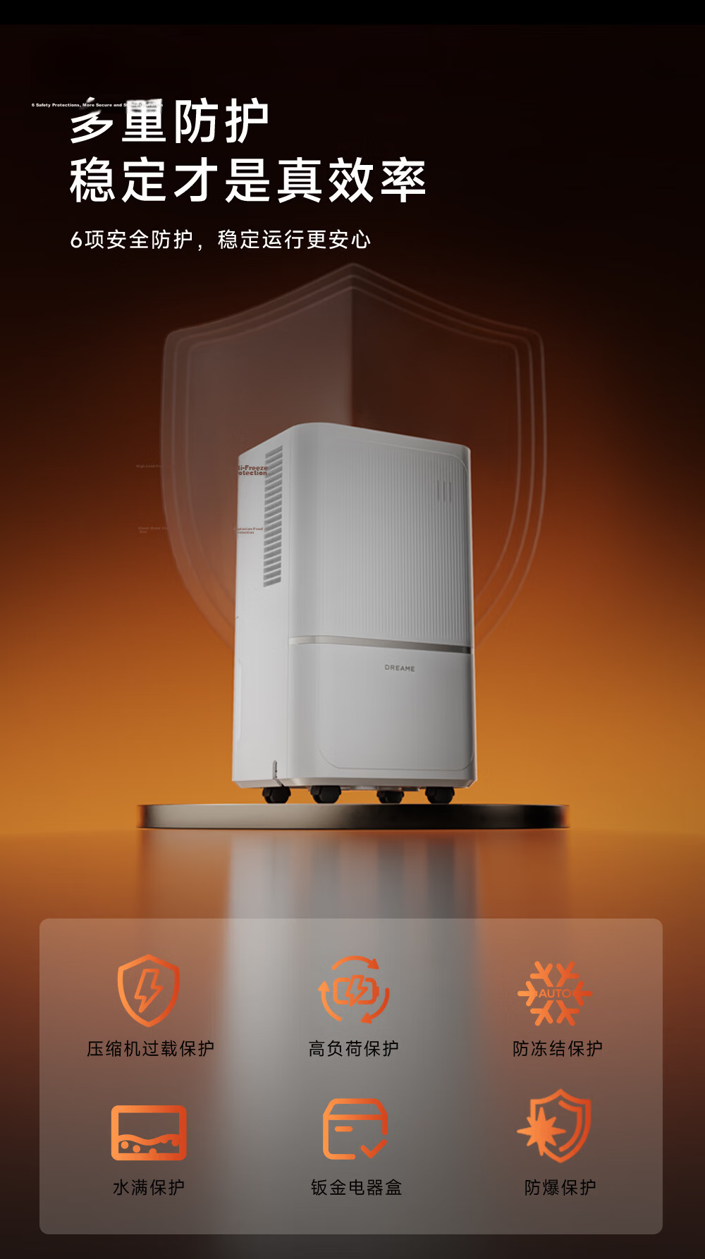 Zhuimi Intelligent Dehumidifier, Quiet DD12, Efficient Dehumidification for Home Use, Moisture Removal Machine, for Humid Seasons And Rainy Days, Suitable for Living Room And Bedroom, Prevents Mold Growth, 12L/day Capacity, Covers 20 Square Meters 22