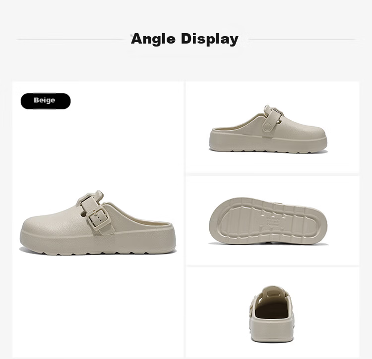 Zulijian Elderly Shoes New Open-Toe Outdoor Sandals Women's Birkenstyle Casual Shoes 66015K Beige Size 37-38 14