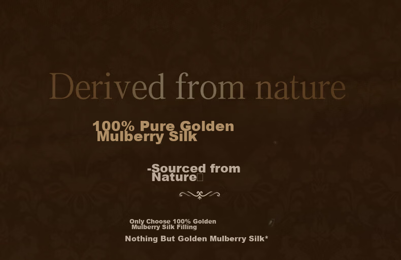 Fuanna 100% Pure Gold Mulberry Silk Quilt Wedding Double-Layer Quilt Set Approx. 8.8 Jin 203*229cm 4