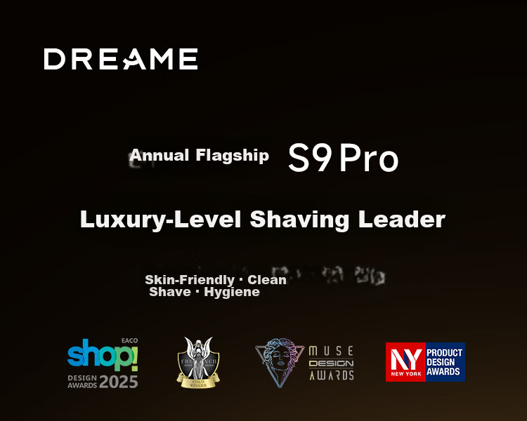 Dreame [Flagship Best Seller] Electric Shaver for Men, Dense Beard, Sensitive Skin, Intelligent Speed Adjustment, Skin-Friendly Razor, Boyfriend Birthday Gift, Premium Gift Box S9 1