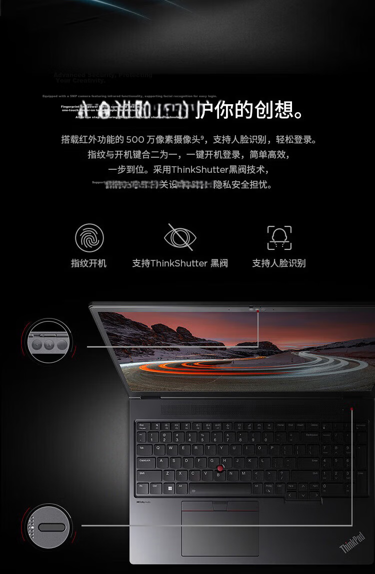 Lenovo ThinkPad P16V 16-inch Mobile Workstation Graphics AI Laptop U7 255H/32GB/1TB SSD/RTX PRO 500 6GB/FHD/Custom 8