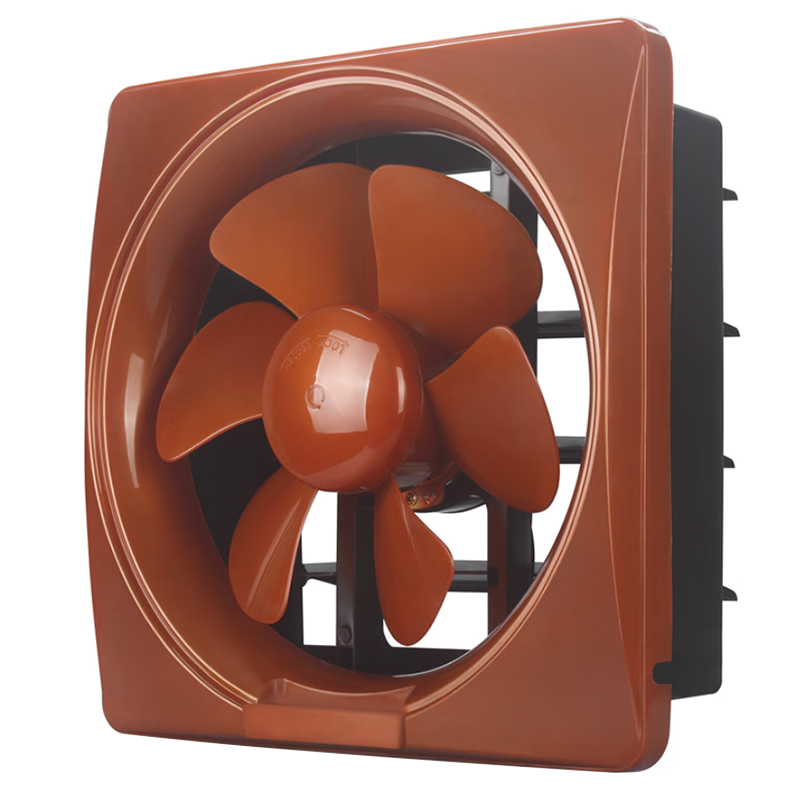 Haysdick Exhaust Fan Square Curved Surface Ventilation Fan (White 6 Inch) APB-15 HKW-323 Plastic Louvered Ventilation Fan