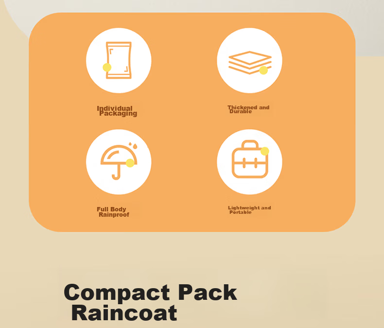 BWNK Disposable Thickened Portable Card Raincoat Long Anti-Storm Adult Outdoor Rain Poncho [5-Pack] Colorful Card Raincoat 9