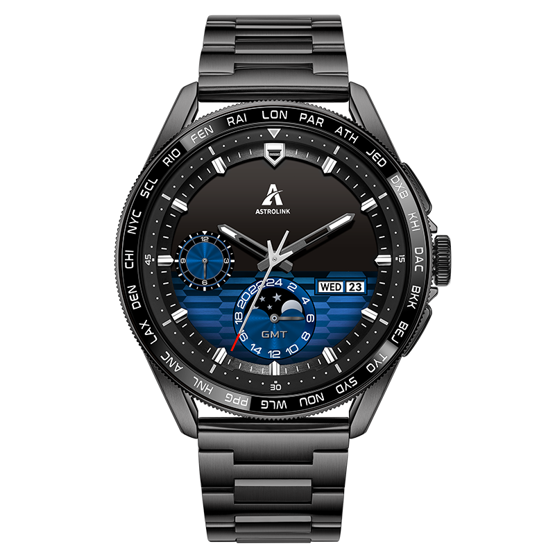 Beidou Astrolink G Gunmetal Hybrid Smart Running Cycling Sports Multifunction HarmonyOS Men's Watch Gift