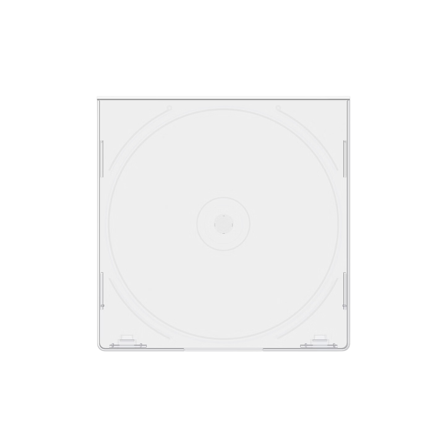 UBI Square CD Case Disc Storage Box Transparent Plastic CD DVD Sleeve Insert Cover 10pcs/Pack 9410