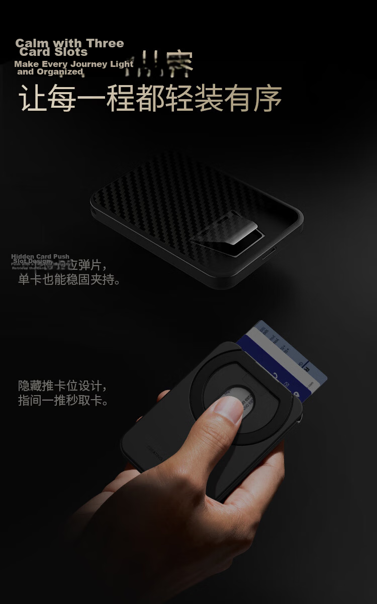 Nillkin Kevlar Magnetic Card Holder Phone Stand Apple MagSafe Compatible iPhone 17-12 Transit Access Card Samsung Huawei Xiaomi Qianying Blue 4