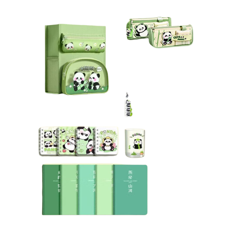 Shuxing Panda Stationery Set, High-Quality Back-To Gift Pack, Graduation Present, Complete Study Supplies, Children's Gifts, Elementary School Student Daily Gifts for Boys And Girls