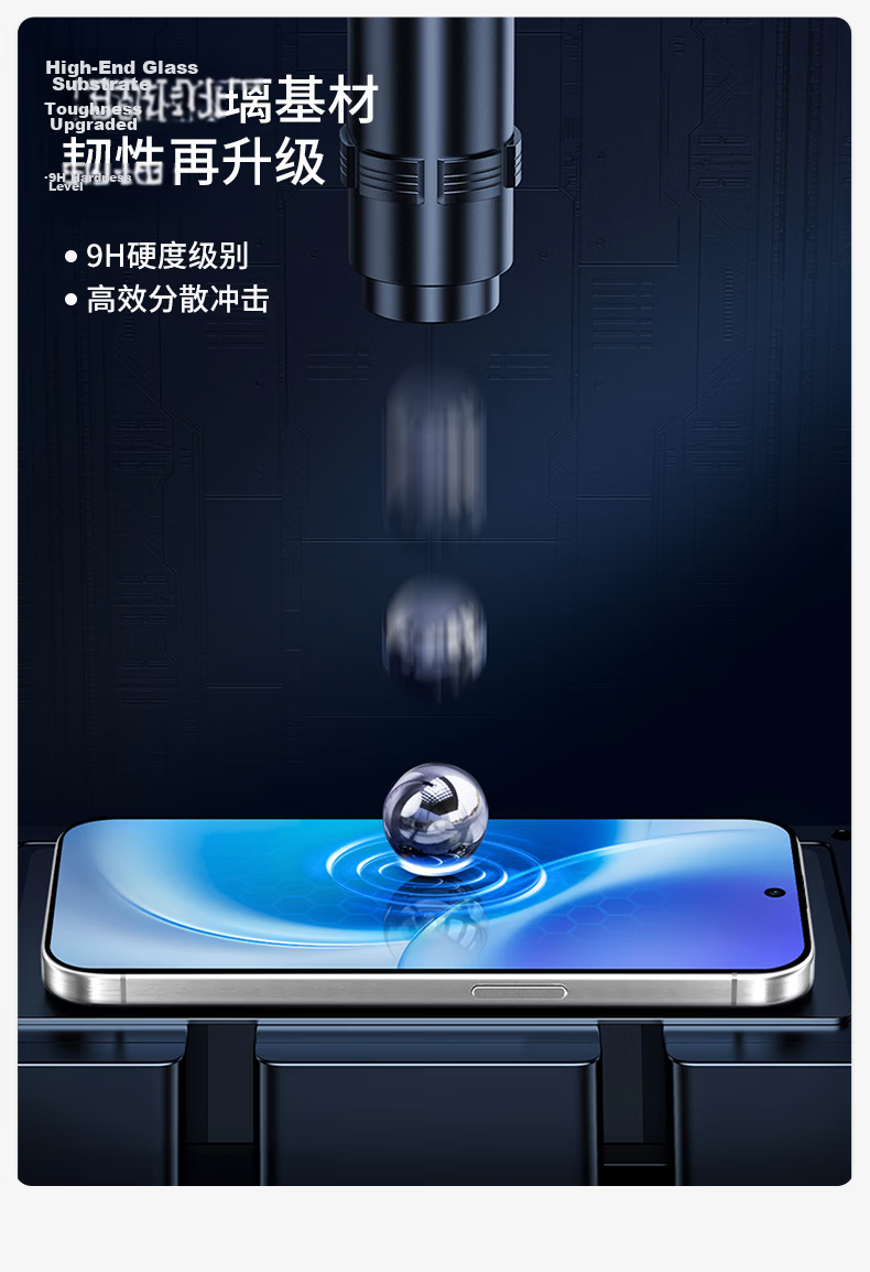 Moko [Ultrasonic Instant Unlock] Vivo X300s Full Coverage HD Tempered Glass Screen Protector, Transparent, Dust-Free, Explosion-Proof, Drop-Resistant, Anti-Fingerprint Film Tool 11
