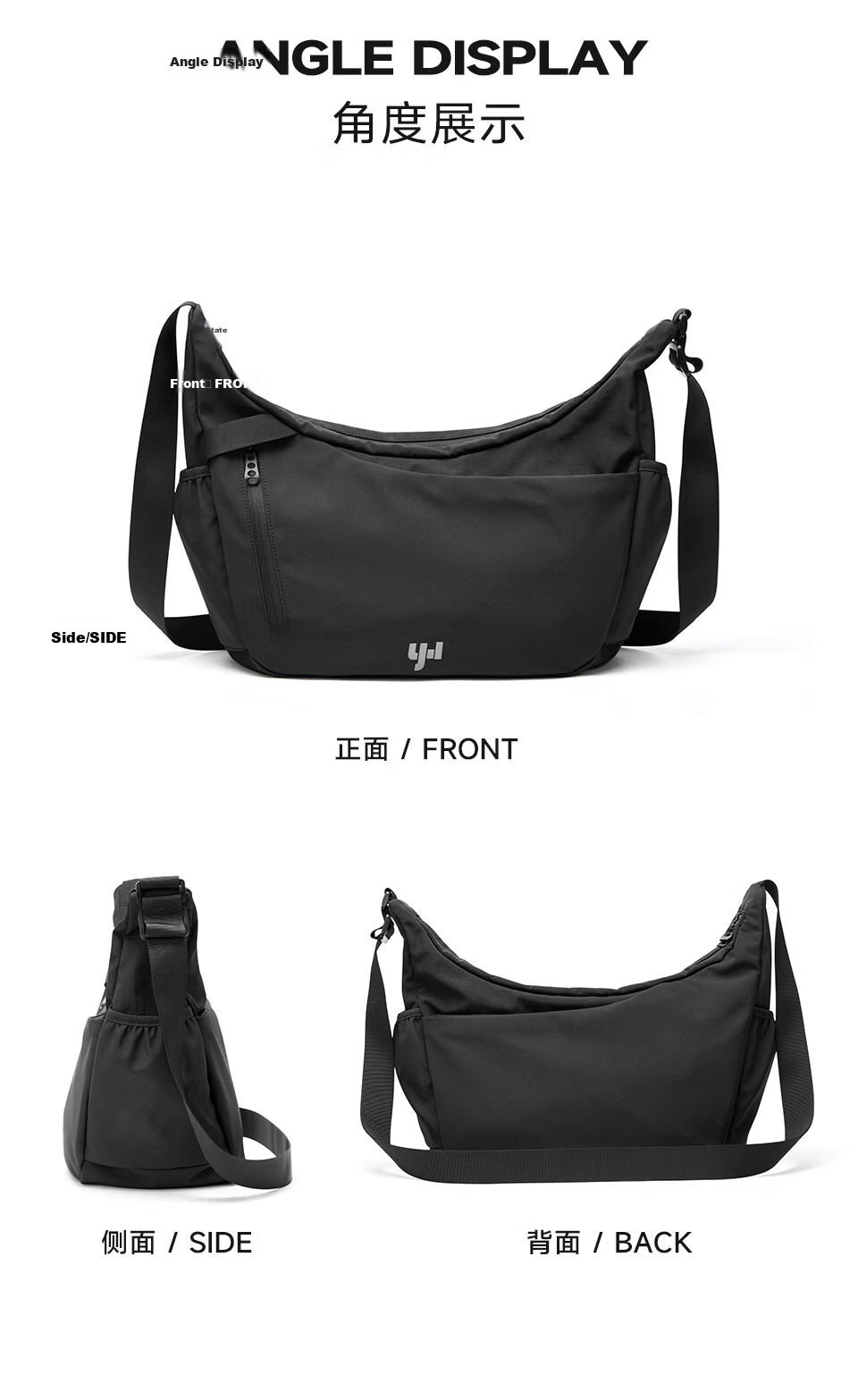 Fanzhe 2026 New Lightweight Crossbody Bag Men's Large Capacity Casual Versatile Cycling Sports Chest Shoulder Messenger Bag 13
